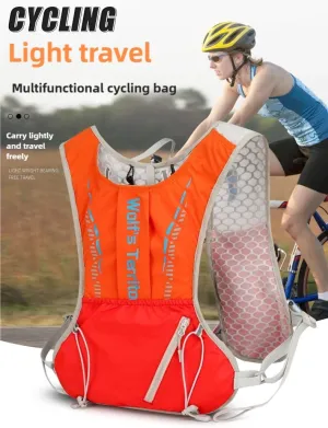 5L Lightweight Professional Sports Water Bag Vest Bag Cycling Running Multi-Functional Breathable Hydration Equipment for Men and Women