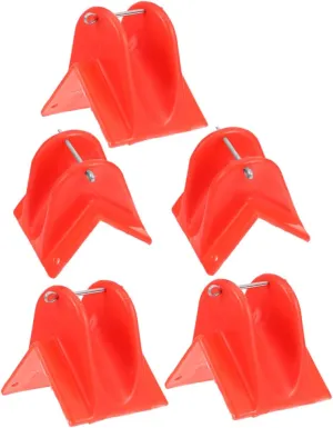 5pcs Rope Edge Protectors for Climbing -wear Sleeves Lightweight Mountaineering Accessories for Outdoor Safety and