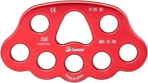 8-Hole Rigging Plate for Rock Climbing and Rappelling