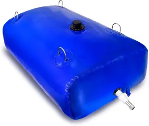 800Gal Portable Water Storage Bladder, Foldable Large Capacity Container Water Tank, Agricultural Irrigation, Camping, Firefighting, Outdoor Household Water