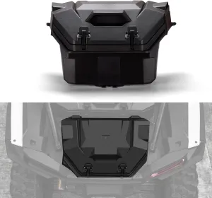 A & UTV PRO 55 QT Rear Cargo Box for 2024 2025 Polaris RZR XP 1000/XP 4 1000, for Polaris Lock-Ride Storage Box, for 2024 RZR XP 1000 Accessories, UTV Cargo Carrier Trunk Bed Toolbox, Replace #2884525