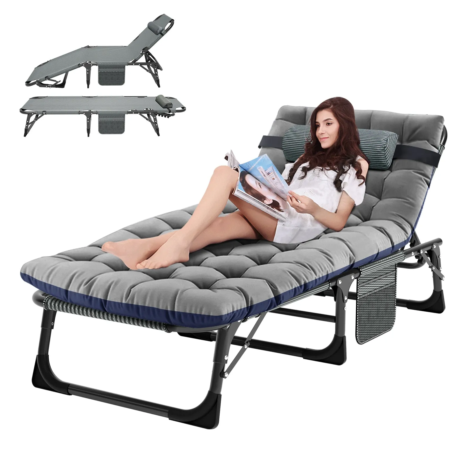 Aboron 5 Positions Lounge Chairs for Adults