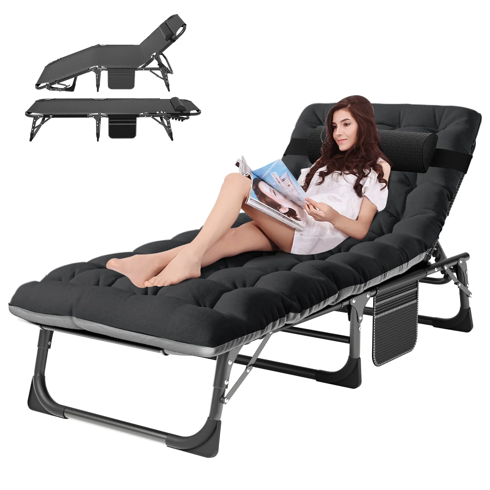 Aboron 5 Positions Lounge Chairs for Adults