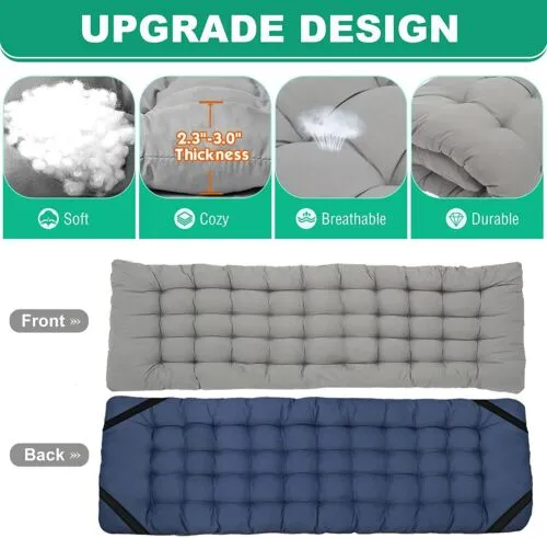 Adults Folding Camping Cots Durable Military Heavy Duty Sleeping Bed W/Mattress