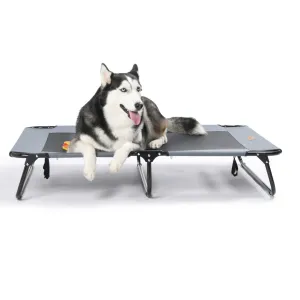 Adventure Foldable Travel Pet Cot Grey