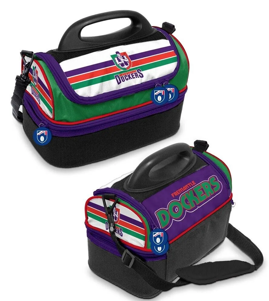 AFL Retro Dome Cooler Bag - Fremantle Dockers - Insulated - Lunch Box