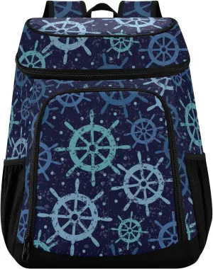 ALAZA Cooler Backpack Reusable Insulated Lunch Bag with Adjustable Shoulder Strap for Women Men Picnic Work College Hiking Camping Office Beach