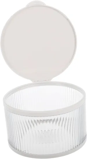 Alipis Acrylic Action Figure Display Case Storage Box Lid for Miniatures Toys Jewelry Showcase