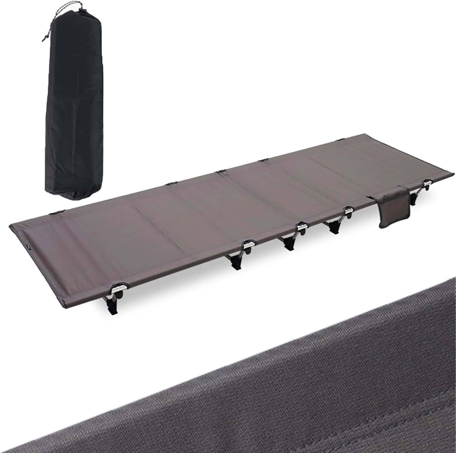 Aluminum Alloys Sleep Cot Portable Outdoor Travel Folding Bed Camping Cot for Outdoor Hiking Backpacking Travel