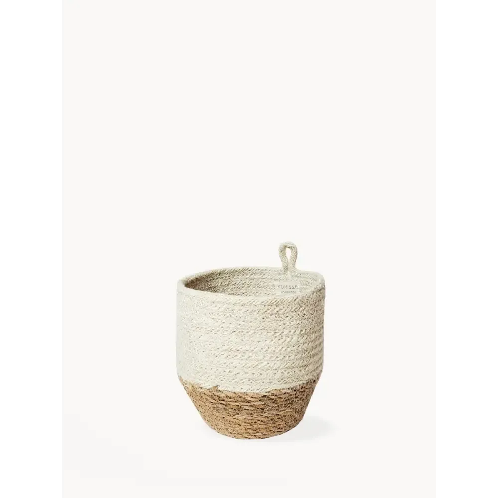 Amari Loop Bin Sustainable Wall Basket by Fair Trade Artisans