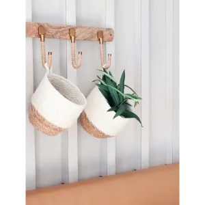 Amari Loop Bin Sustainable Wall Basket by Fair Trade Artisans