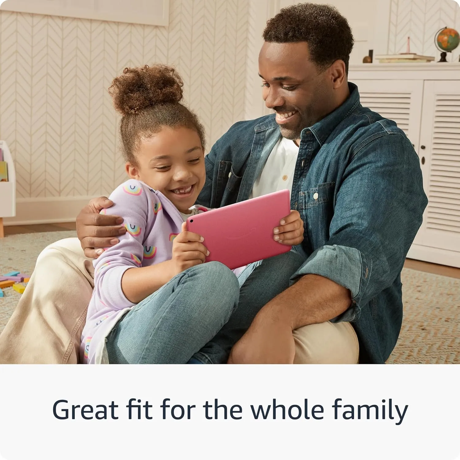 Amazon Fire HD 8 tablet, 8” HD Display, 3GB memory, 32GB, designed for portable entertainment, Black, (2024 release)