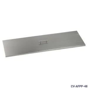 American Fireglass Stainless Steel Rectangle Cover