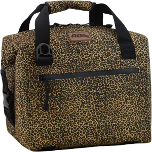AO Coolers Leopard Print Cooler, High-Density Insulation, 12-Can, Made in USA