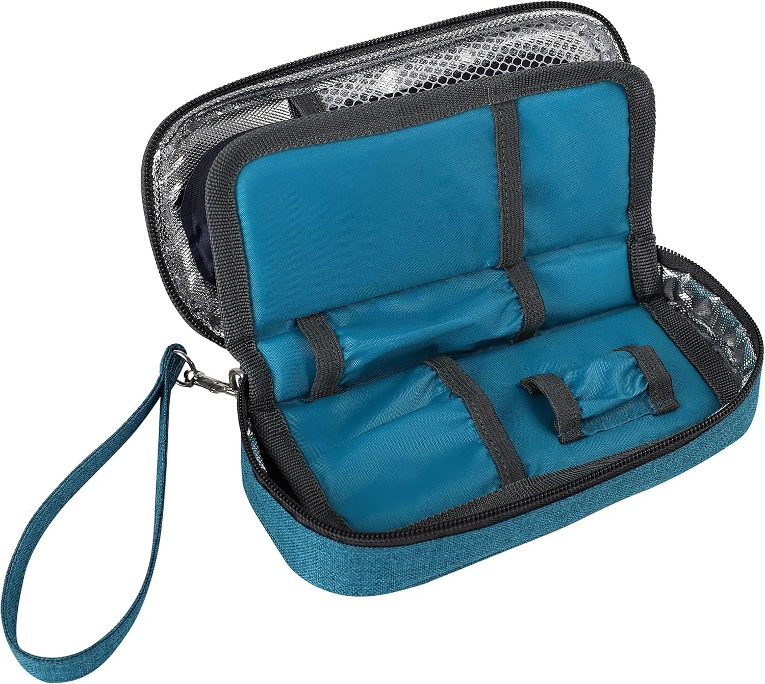 apollo walker Insulin Cooler Travel Case Diabetic Medication Cooler (Teal)