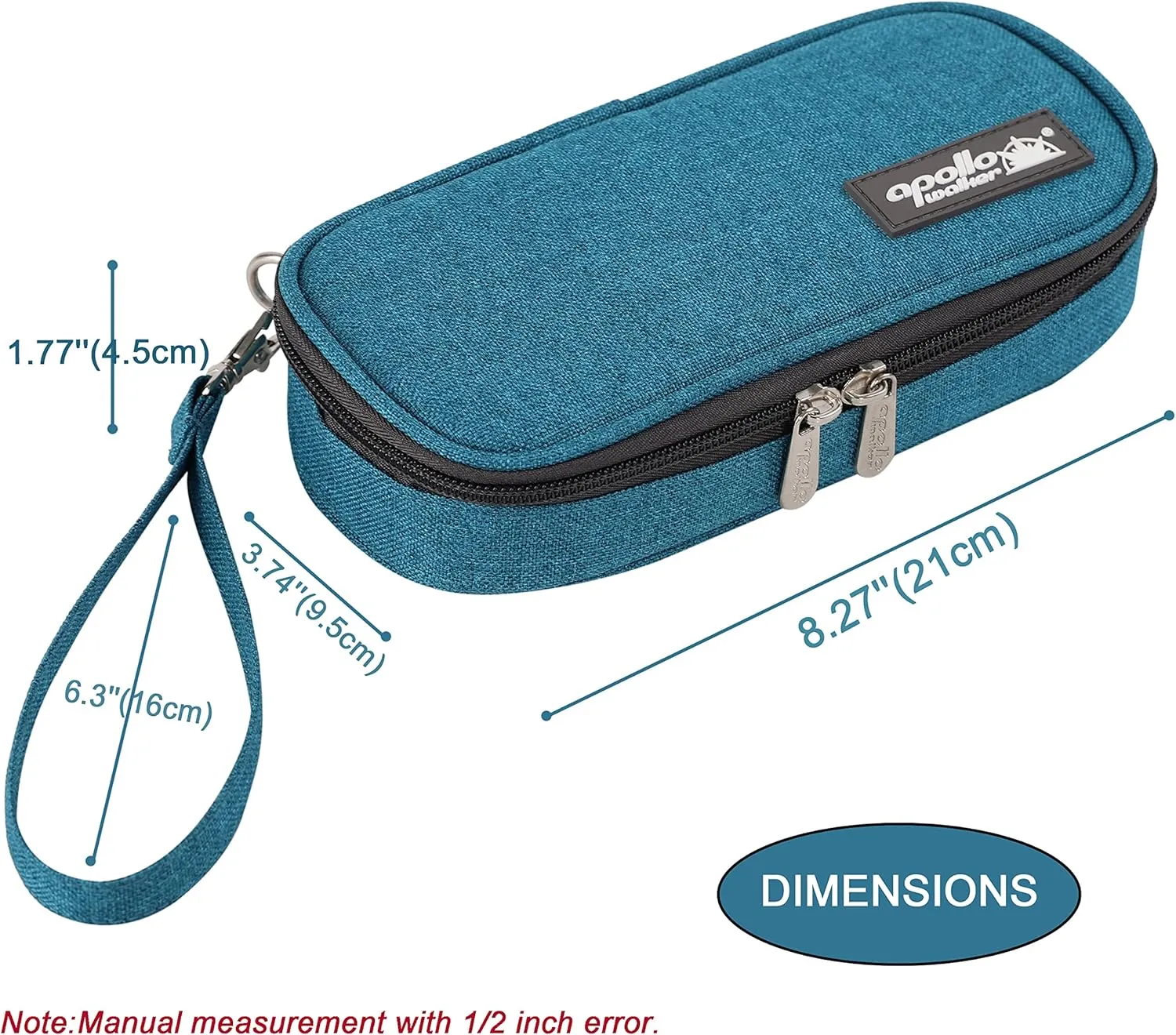 apollo walker Insulin Cooler Travel Case Diabetic Medication Cooler (Teal)