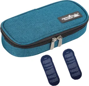 apollo walker Insulin Cooler Travel Case Diabetic Medication Cooler (Teal)