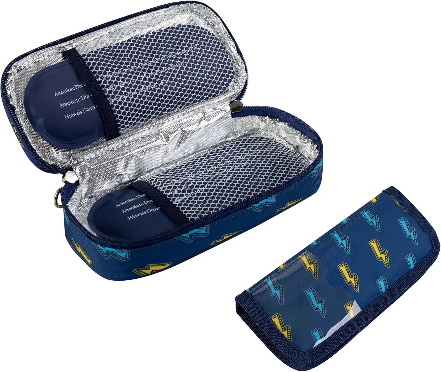 Apollo Walker Insulin Cooler Travel Case Diabetic Medication Cooler with Ice Packs and Insulation Liner