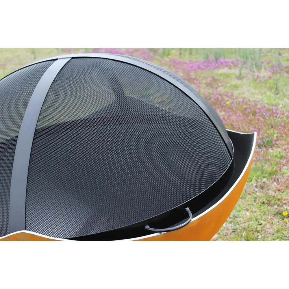 Artisan Fire Pit Spark Guard 34.5" w/Handles