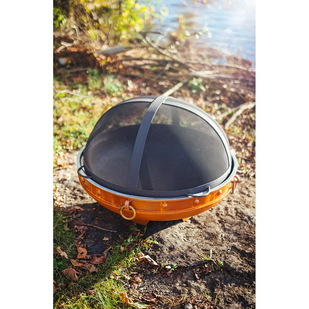 Artisan Fire Pit Spark Guard 34.5" w/Handles