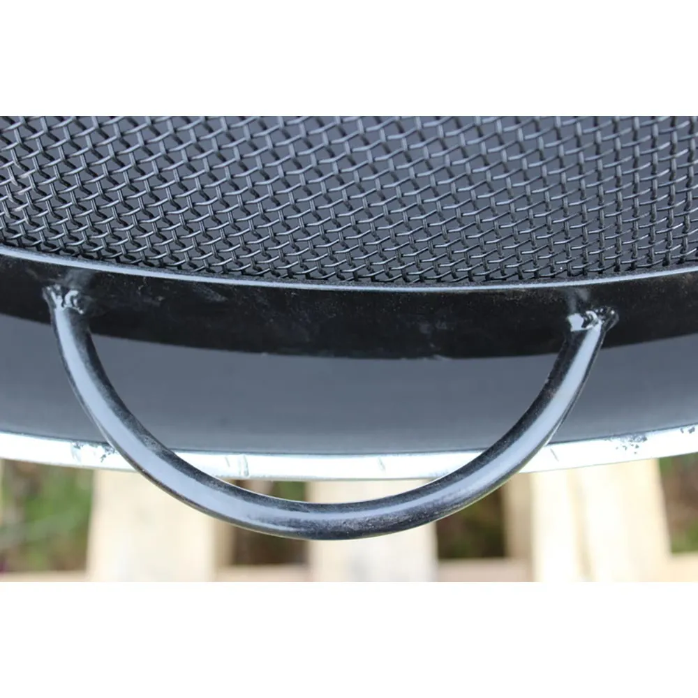 Artisan Fire Pit Spark Guard 34.5" w/Handles