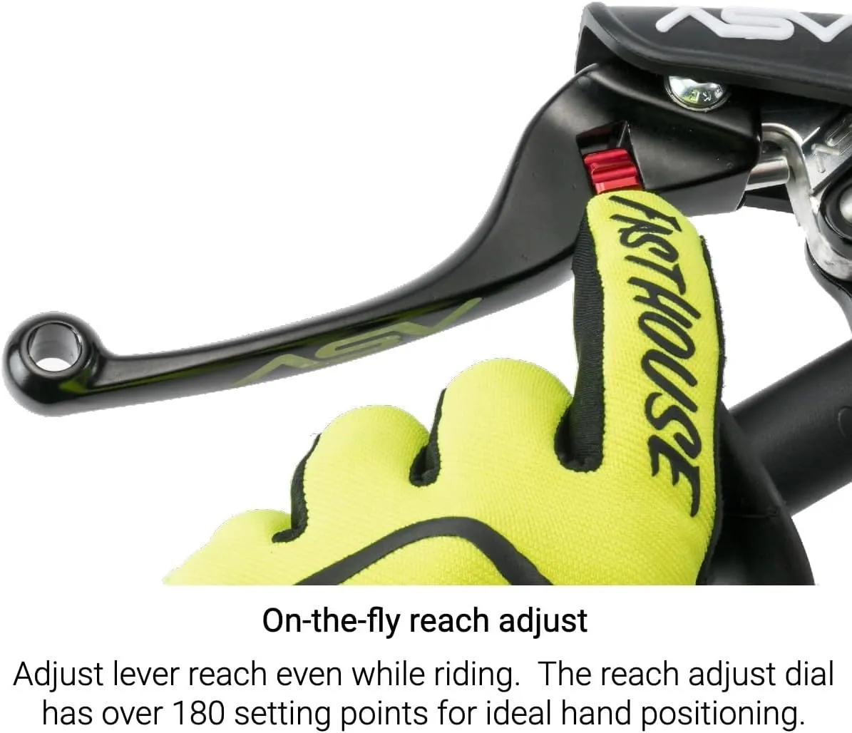 ASV Unbreakable F4 Off-Road Dirt Brake Lever # BDF410 - Orange