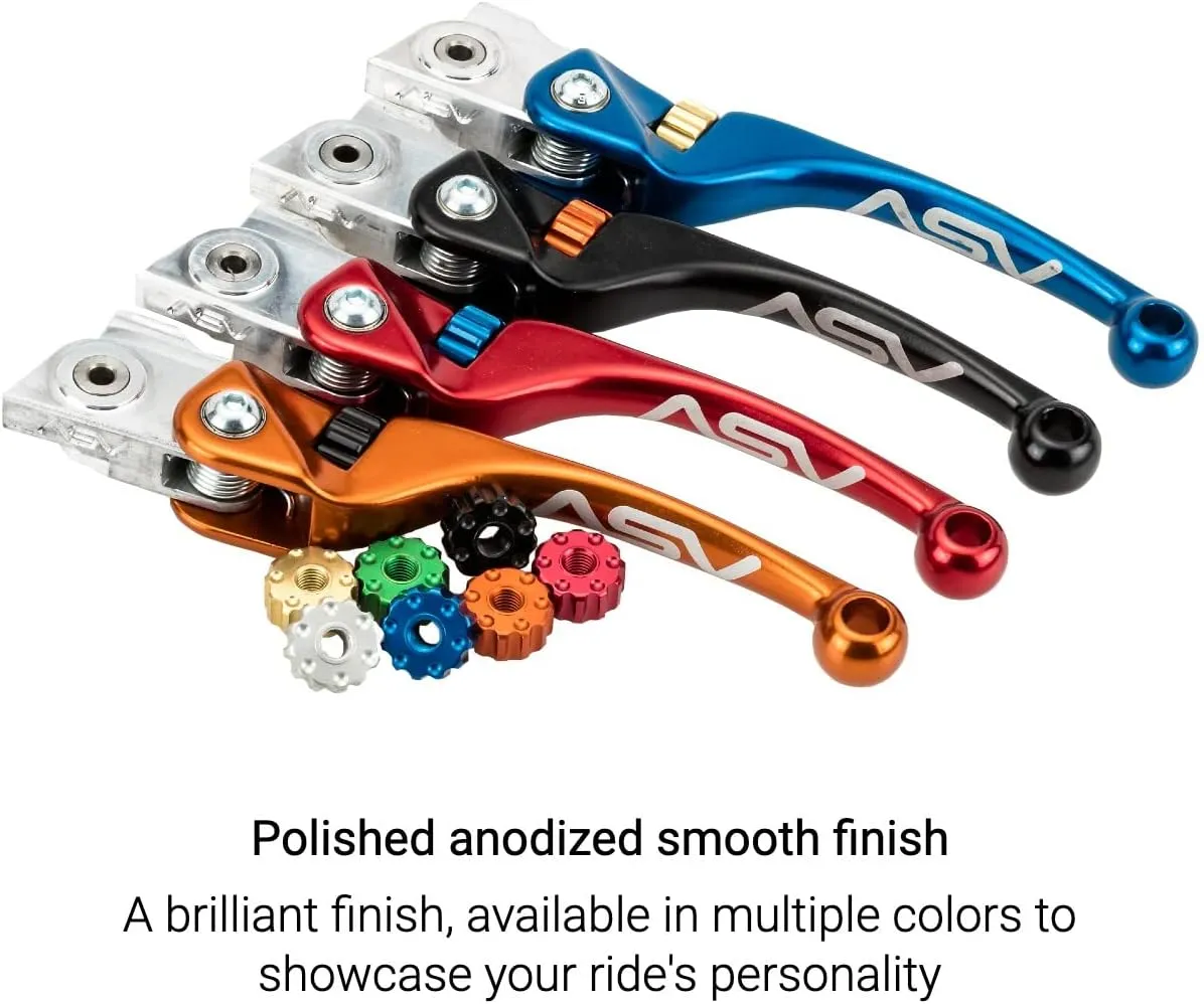ASV Unbreakable F4 Off-Road Dirt Brake Lever # BDF410 - Orange