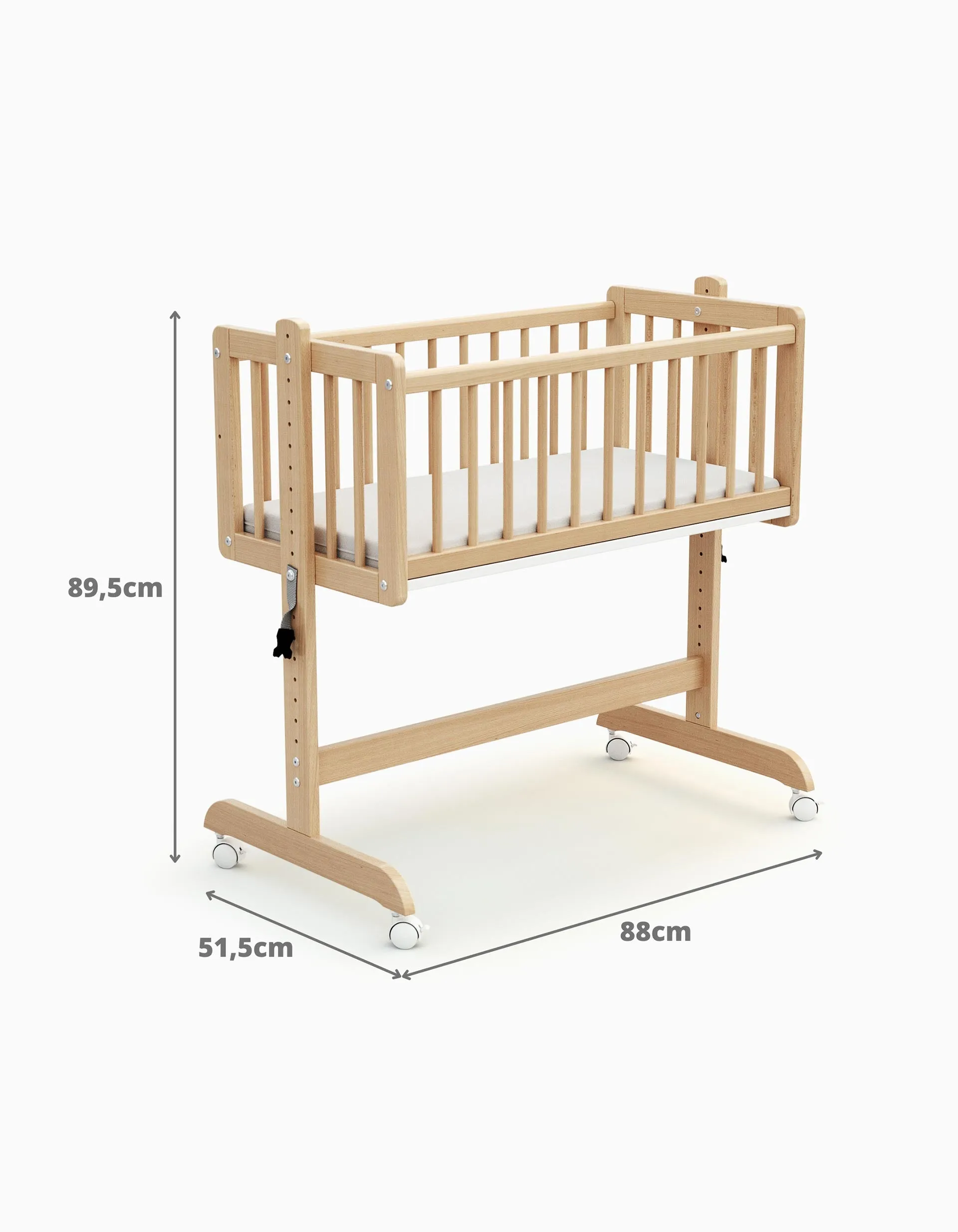 At4 Cododo Cot 40X80, Natural