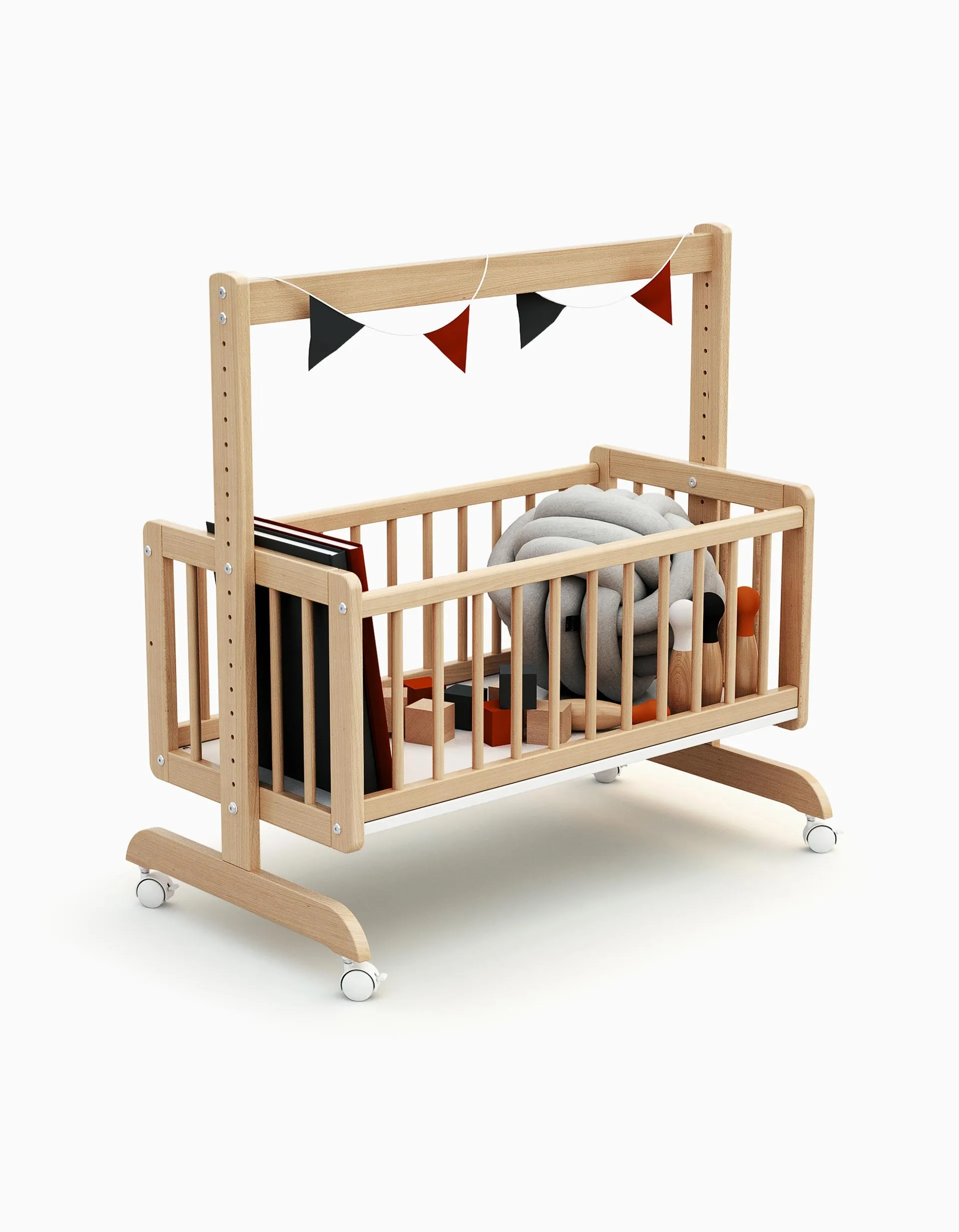 At4 Cododo Cot 40X80, Natural