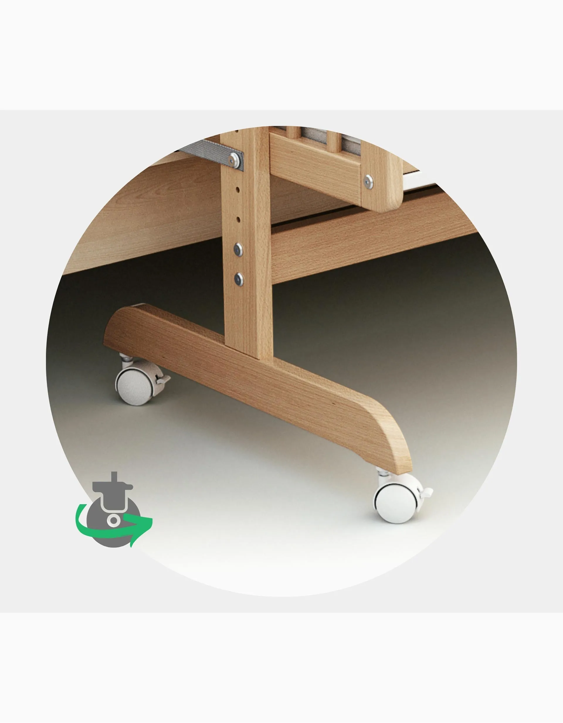 At4 Cododo Cot 40X80, Natural