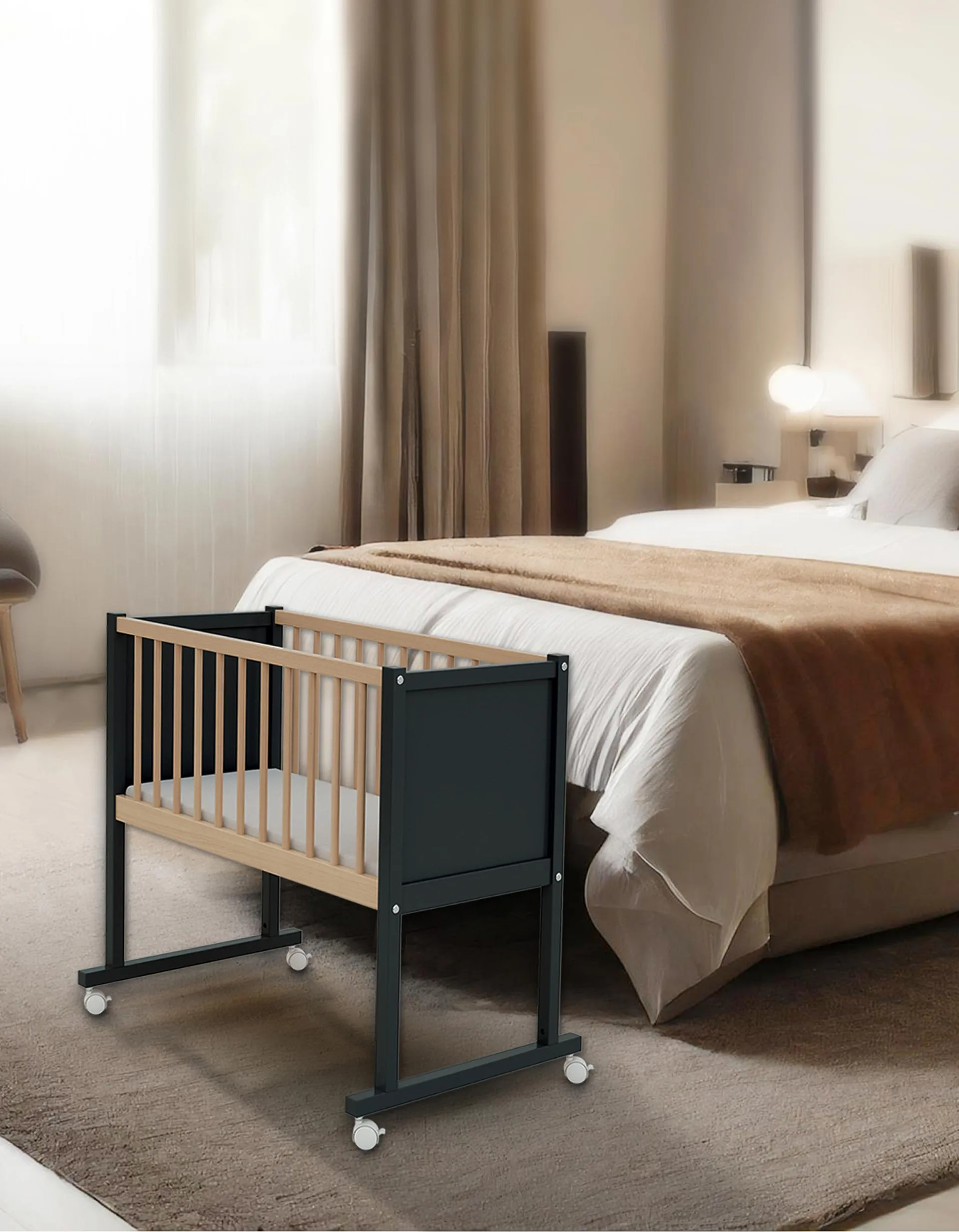 At4 Comfort Cot 40X80, Graphite