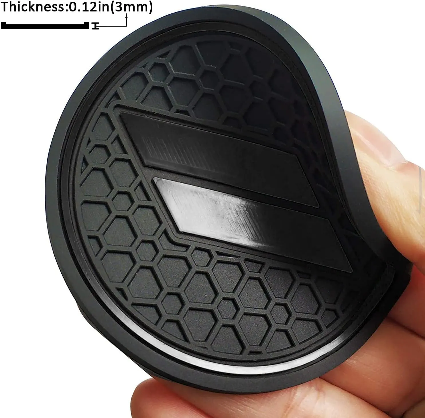 Auprite Anti Dust Mats for Dodge Challenger Accessories 2015 2016 2017 2018 2019 2020 2021 2022 2023,Custom Fits Cup Holder Liners Mats Door Pocket Center Console Liners, 11pcs/kit (Black)