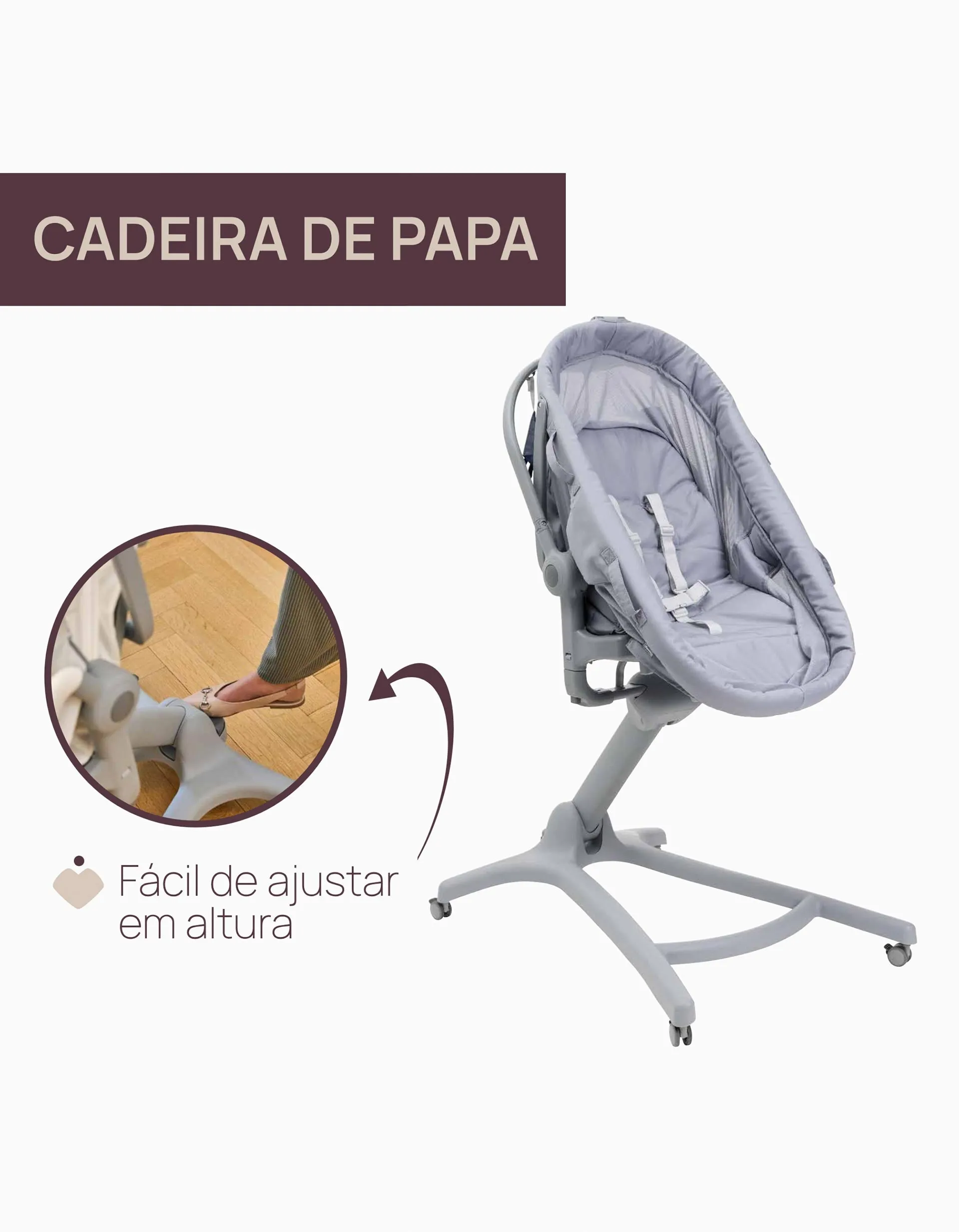Baby Hug Pro 5 in 1 Chicco, Earl Grey