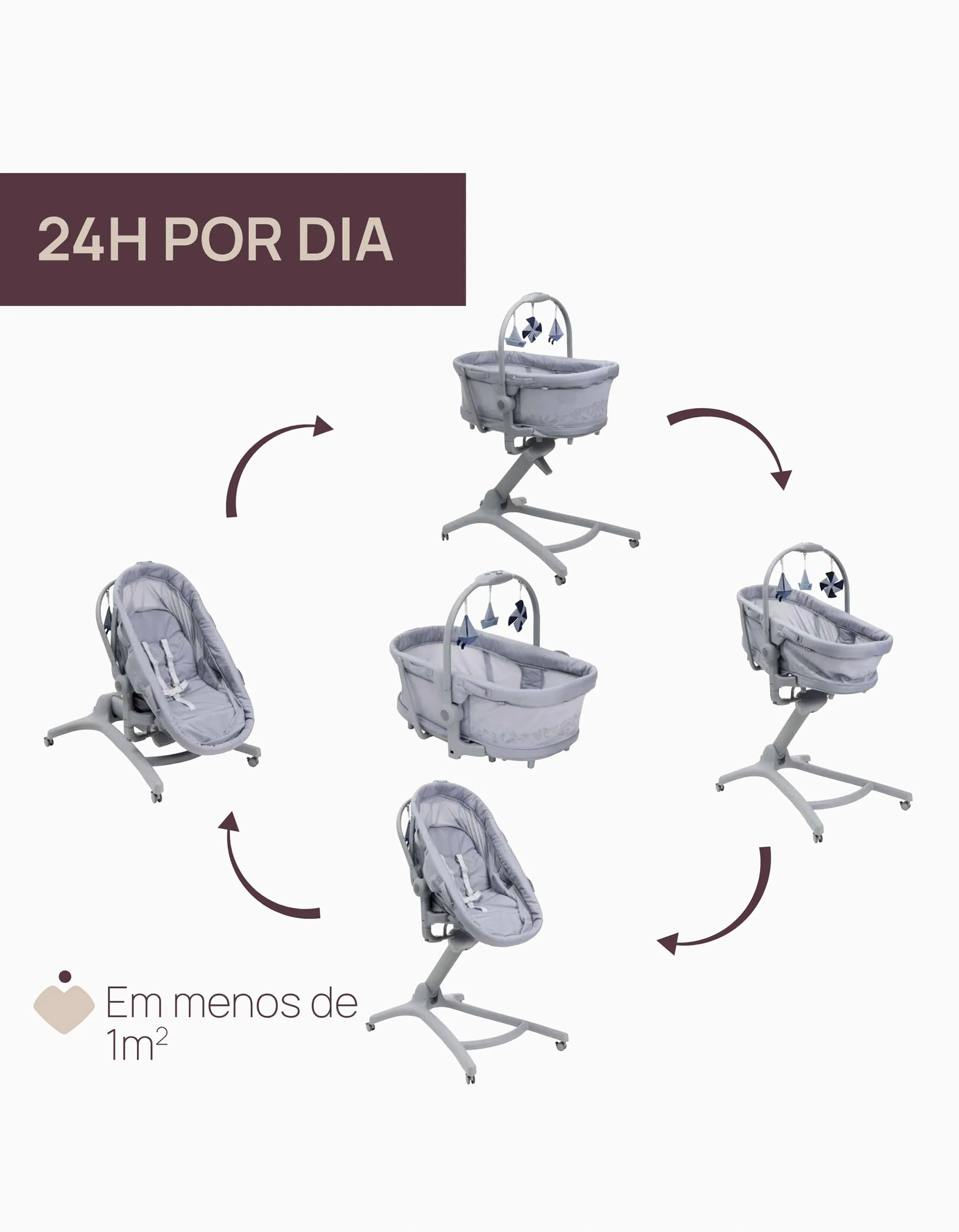 Baby Hug Pro 5 in 1 Chicco, Earl Grey