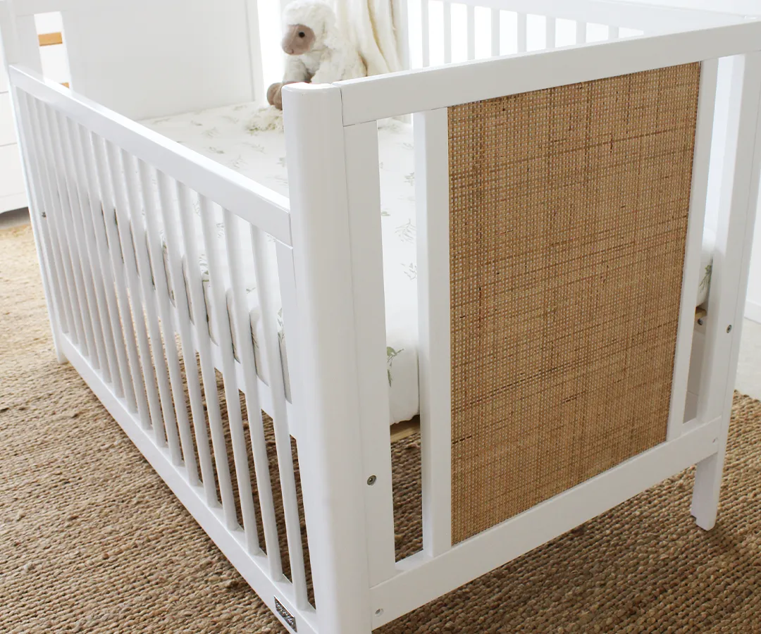 Babyhood Aliya Rattan Cot