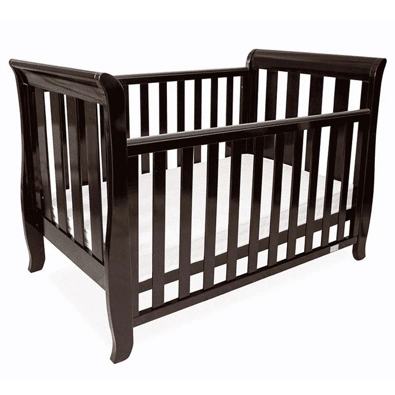 Babyhood Classic Sleigh Cot English Oak