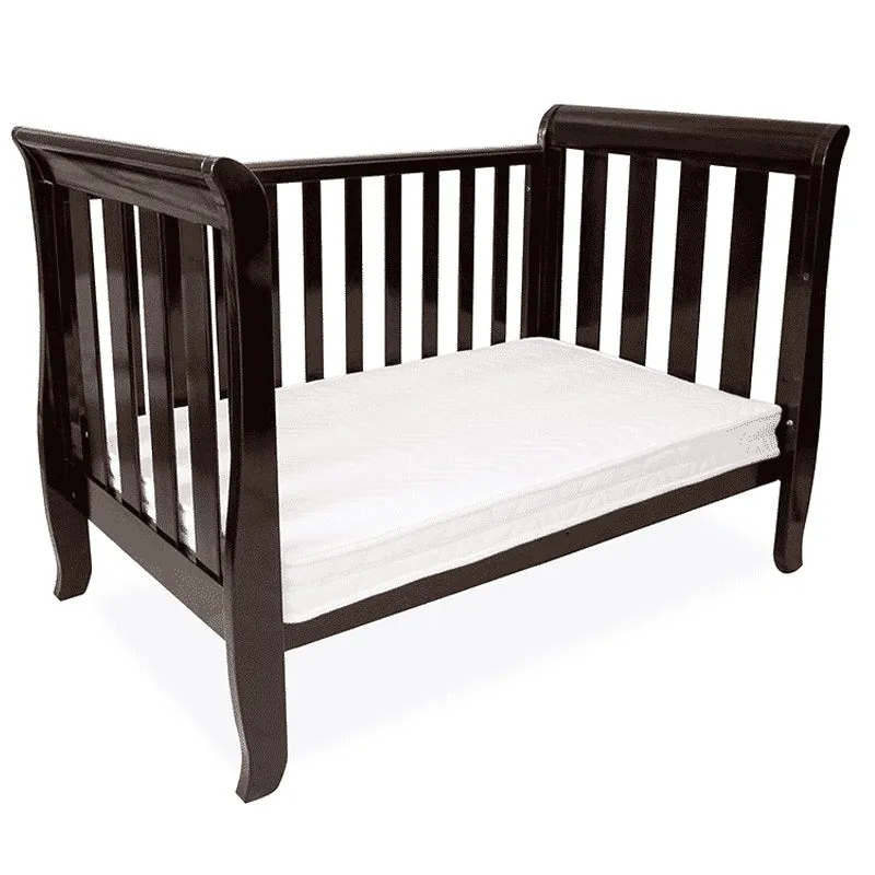 Babyhood Classic Sleigh Cot English Oak