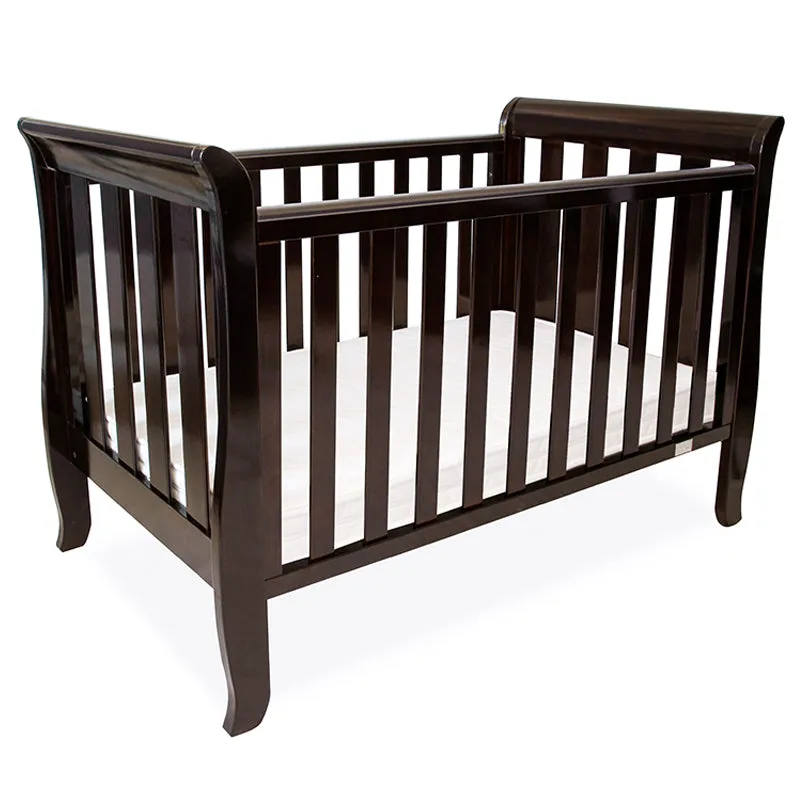Babyhood Classic Sleigh Cot English Oak