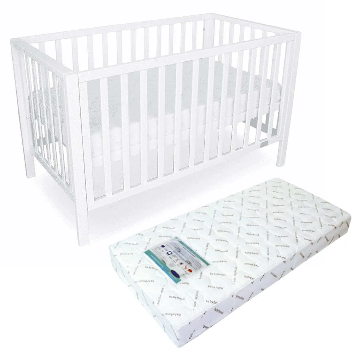 Babyhood Lulu Cot & Orthopedic Mattress Deal