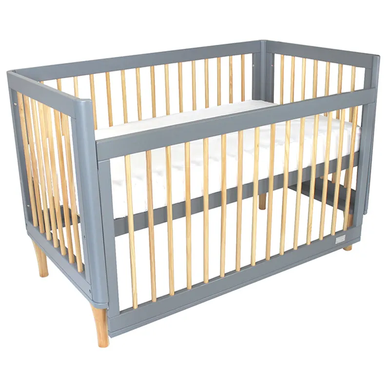 Babyhood Riya Cot Grey Beach