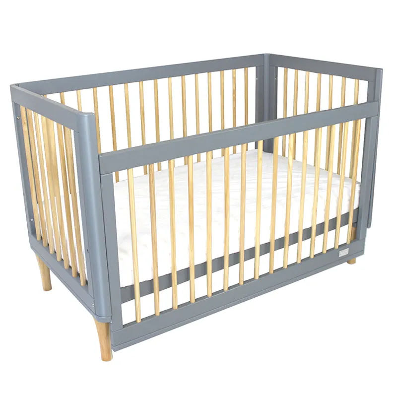 Babyhood Riya Cot Grey Beach