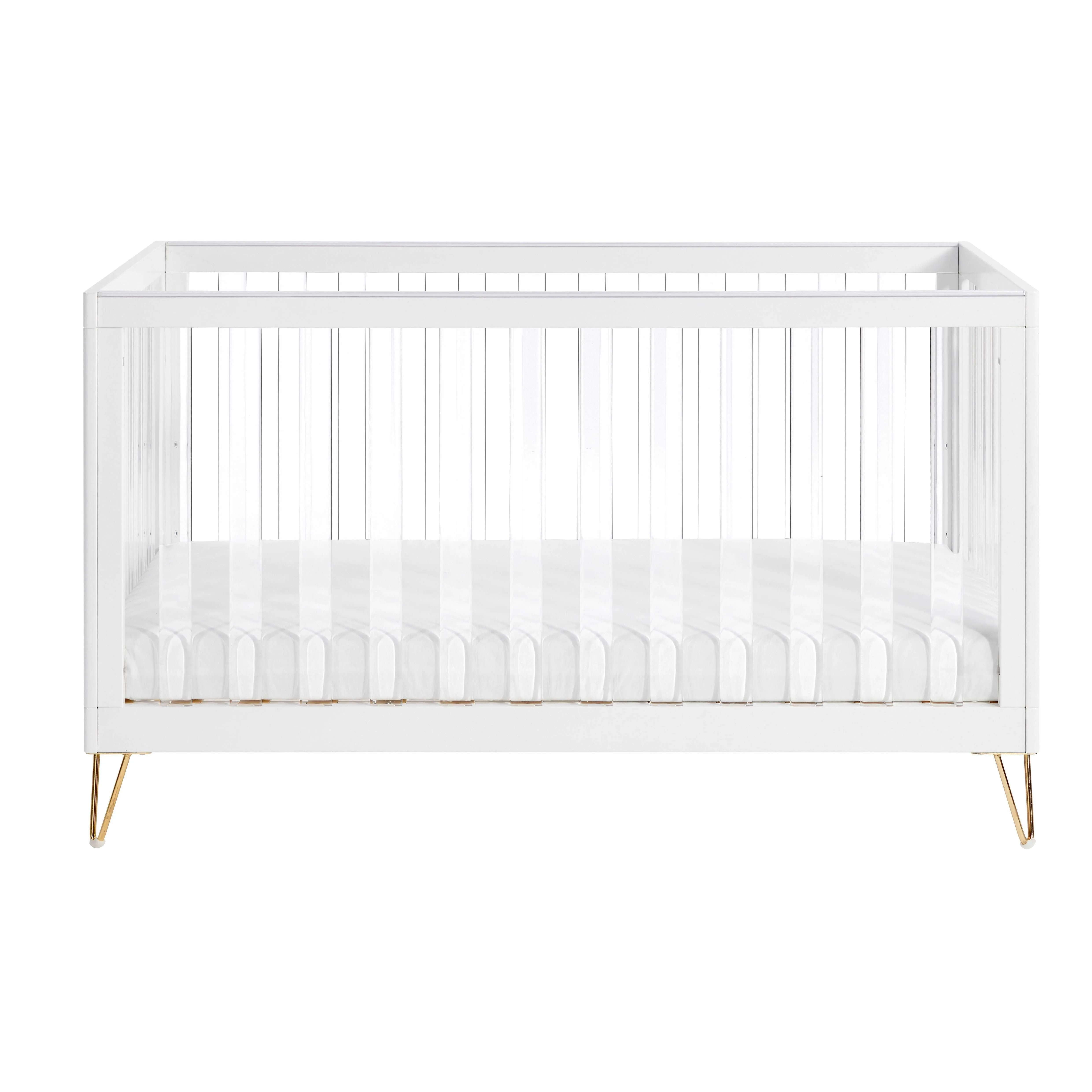 Babymore Kimi XL Acrylic Cot Bed