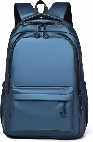 Backpack for Men Commuting Office Travel Backpack Quality Laptop Bag(Gray)(Blue)