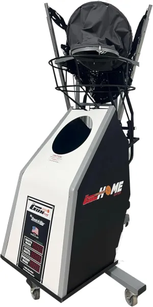 Basketball Shooting Machine for Home, The Gun Home Edition, 500 Shots in 20-30 Minutes, Increased Arc, No Chasing Rebounds