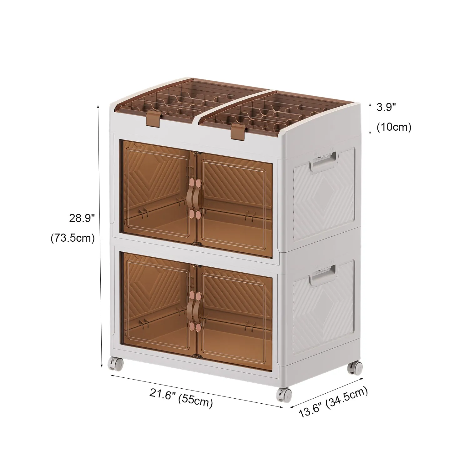 Bathroom Organizers and Storage Cube Closet Organizer Plastic Storage Bins with Lids Toy Organizer