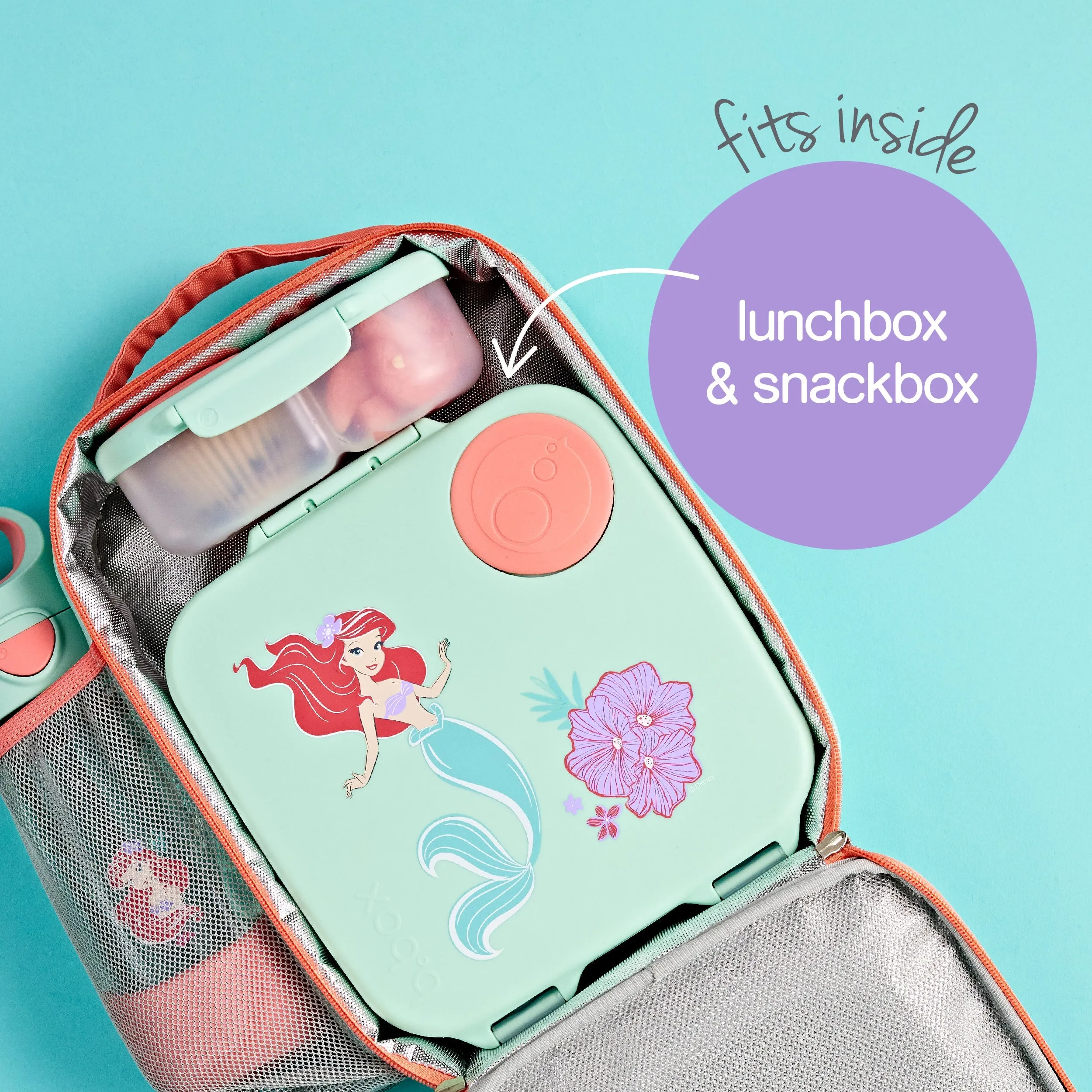 b.box | Disney Little Mermaid Insulated Lunch Bag