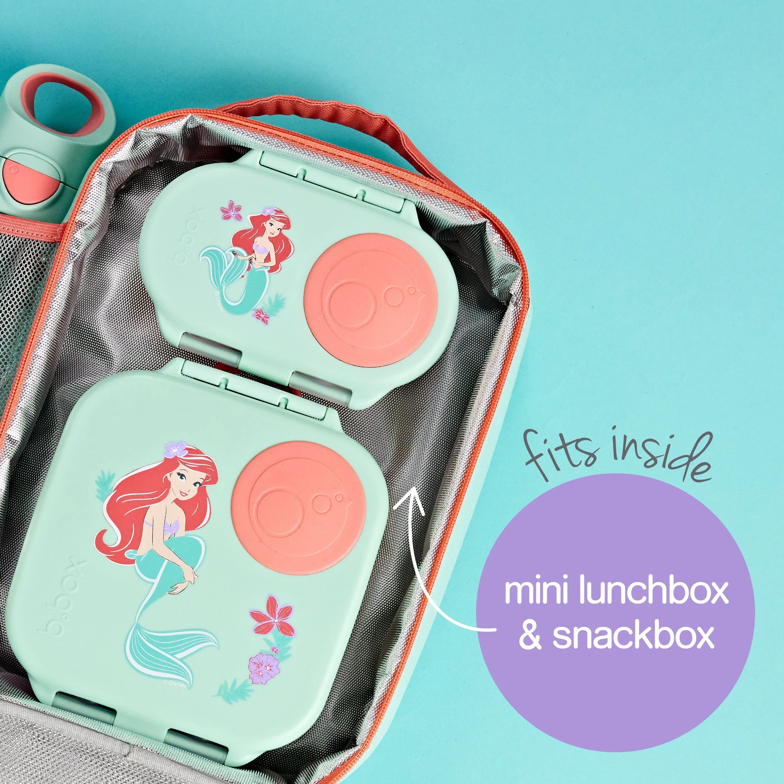 b.box | Disney Little Mermaid Insulated Lunch Bag