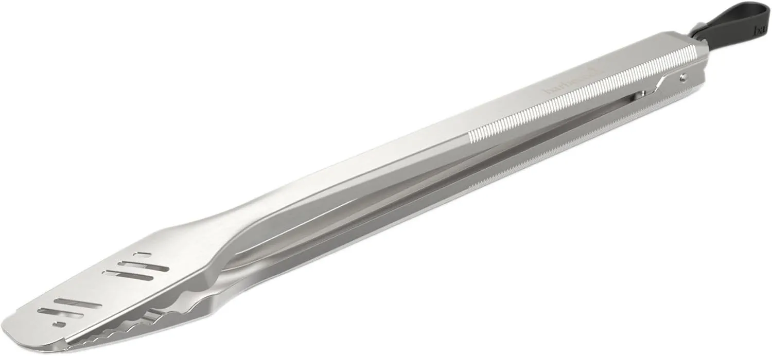 BBQ Tongs, Barbecue Tongs Suitable for Turning Preparations, Premium Tongs Made of Stainless Steel, 45.5 cm