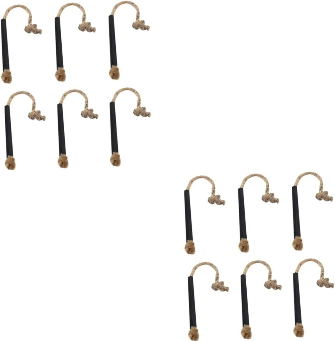 BESPORTBLE 2sets Fire Starter Outdoor Fire Cord Barbecue Camping Cord Aluminum Alloy Handle Weatherproof 6pcs*2