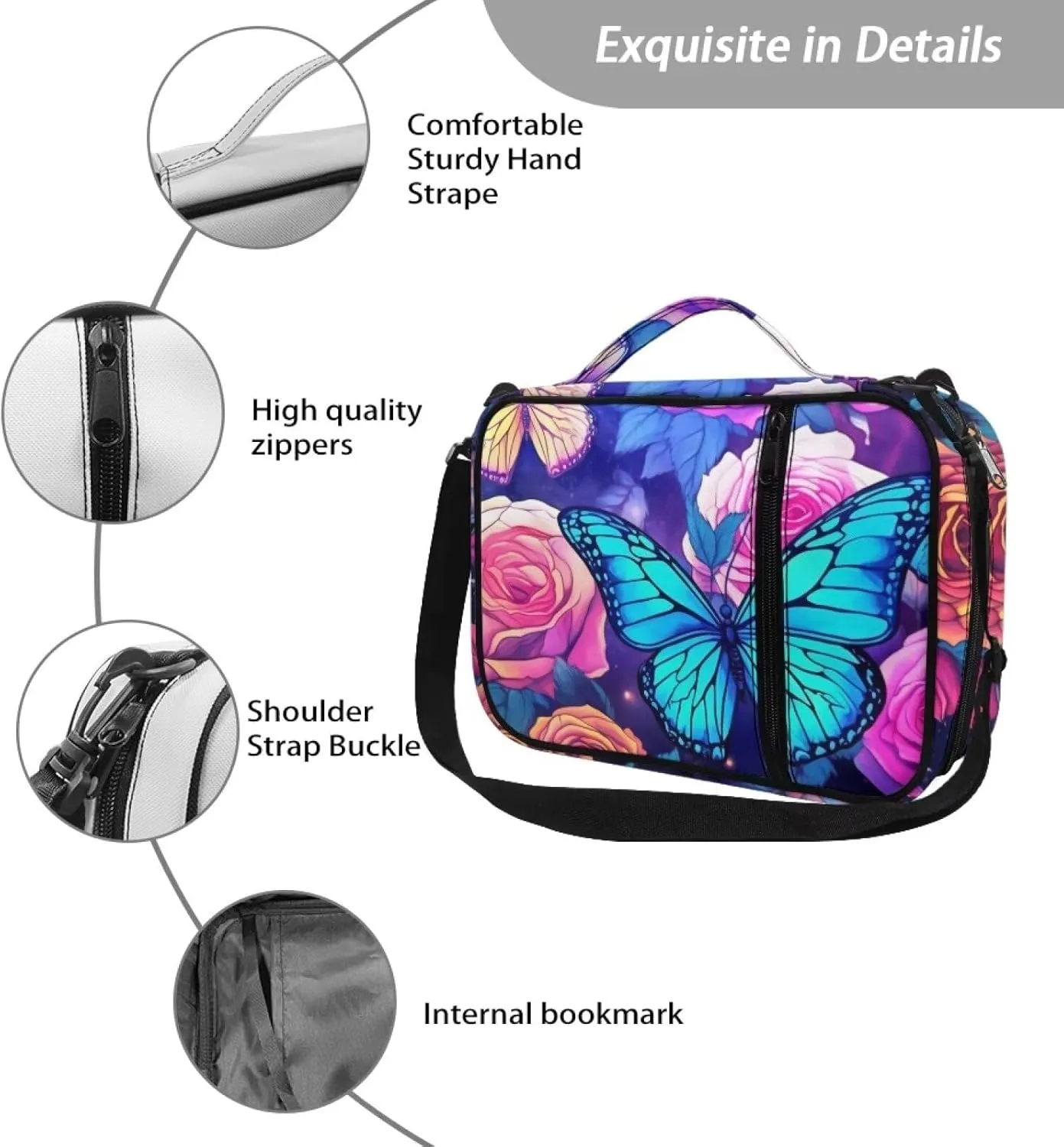 Bible Covers for Women, Bible Bag, Bible Covers for Girls, Bible Carrying Case for Women, Bible Holder Case